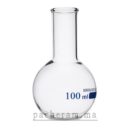 ballon 100ml à fond plat