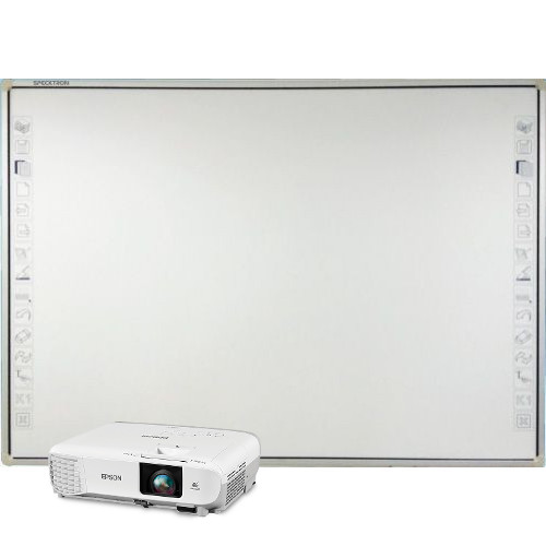 Tableau blanc interactif Specktron 82 et vidéo projecteur